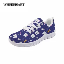 WHEREISART 2019 Spring Dentista Women Shoes Cute Girls Flats Casual Walking Sneakers Breathable Ladies Zapatos de Mujer Sapato WHEREISART 2019 Spring Dentista Women Shoes Cute Girls Flats Casual Walking Sneakers Breathable Ladies Zapatos de Mujer Sapato