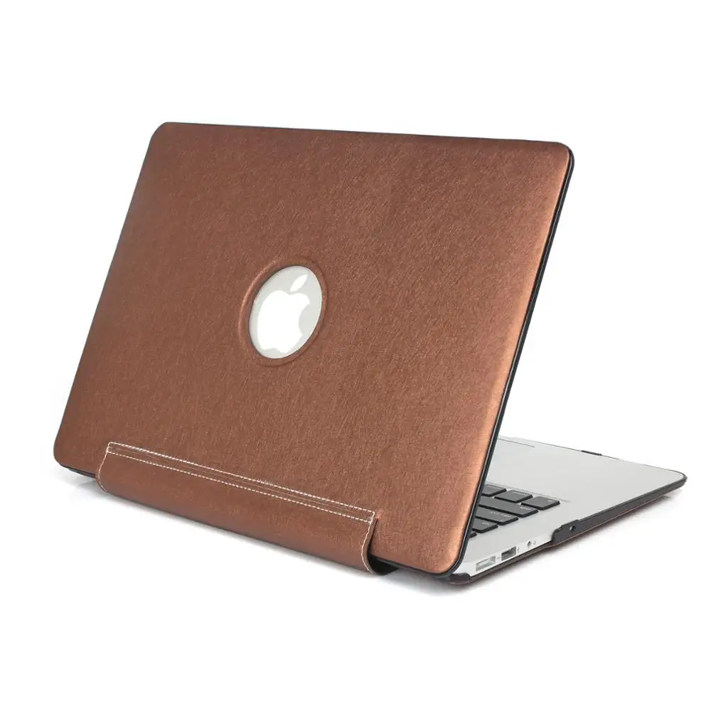 

For Apple Macbook Air 11" 13" Pro 13" 15" Pro With Touch Bar 12'' 13" 15" Elegant Silk Skin PU Leather Sleeve Cover Case A1990