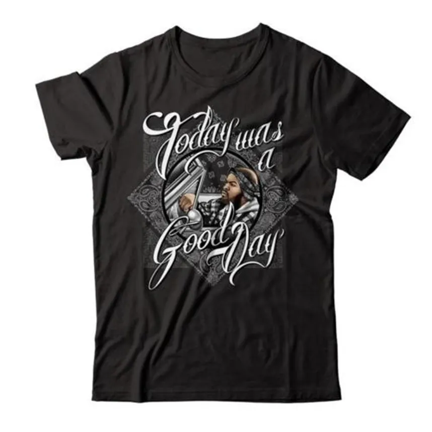 

Ice Cube It Was A Good Day Men's Clothing T-shirt Men Unisex New Fashion Tshirt Retro Top Ajax T Shirts