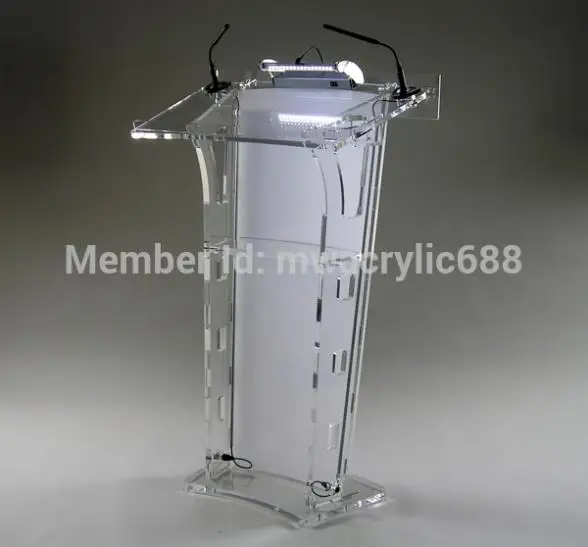 

pulpit furniture Free Shipping HoYodeMonterrey Price Reasonable Acrylic Podium Pulpit Lectern acrylic podium