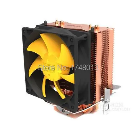 Розничная коробка 2 heatpipe выдувная башня для Intel 775/1155/1156 AMD 754/939/AM2 +/AM3/FM1/FM2 cpu cooler PcCooler