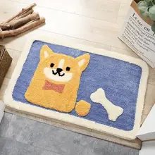 Мультфильм собака/медведь стиль коврик противоскольжения площадку ковер абсорбирующие коврик для ног pad ковер прихожей
