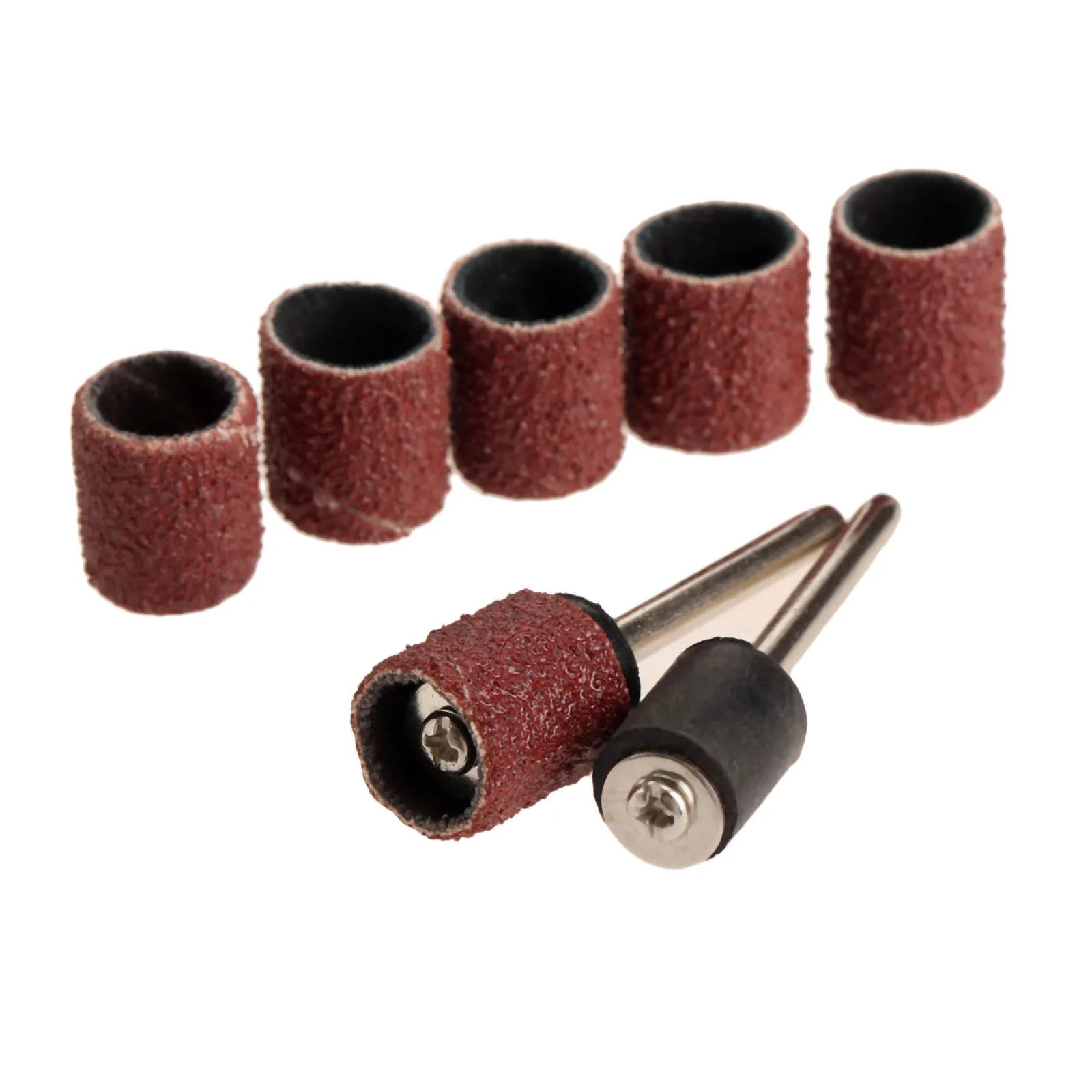 Аксессуары Dremel 100 шт. набор для шлифования барабана 80 #9 5 мм + 2 шлифовальных