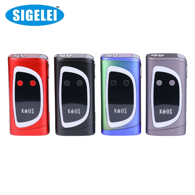 

Authentic Sigelei Kaos Spectrum 230W Box Mod TC VW APV Vape With 28MM SLYDR Tank Electronic Cigarette Vaporizer Atomizer Vapor