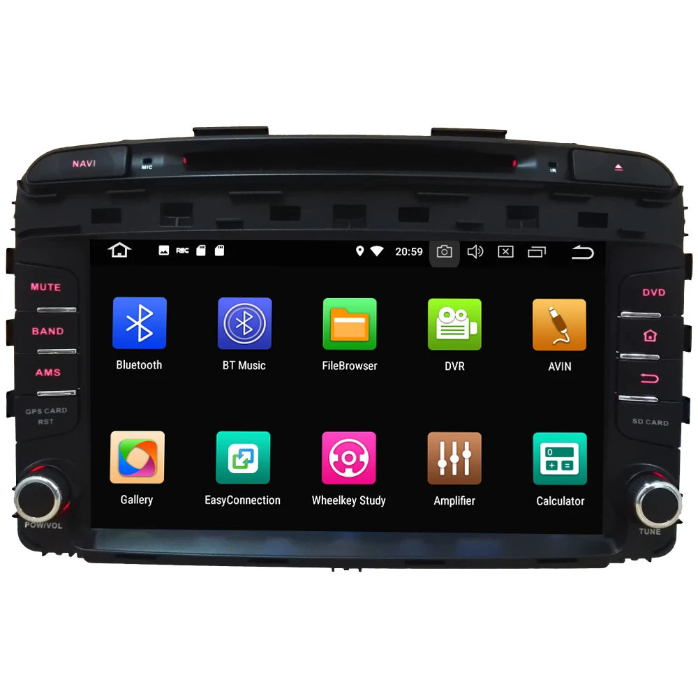 Excellent KLYDE 9" IPS 4G Octa Core PX5 Android 8.0 4GB RAM 32GB ROM BT Car DVD Multimedia Player Stereo Radio For Kia Sorento 2015-2017 1
