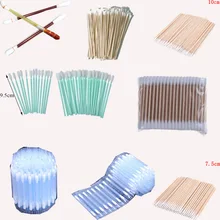 Ватные палочки с двойной головкой, женские ватные палочки для макияжа, наконечник для медицинских деревянных палочек, чистка ушей в носу, инструменты для ухода за здоровьем