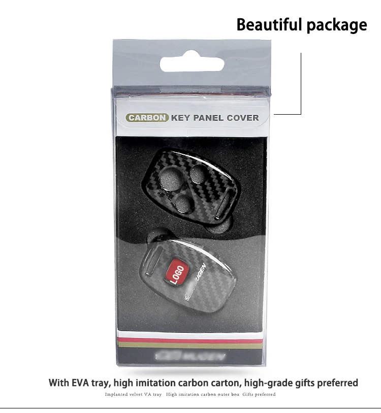 carbon fiber key case for Honda_08