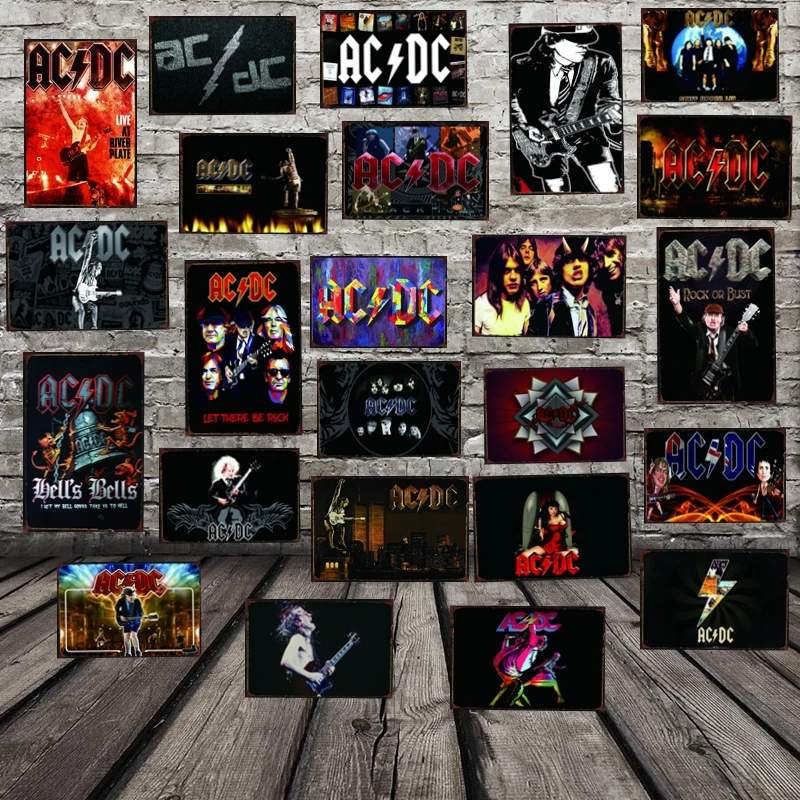 

Music Band Vintage Tin Sign shabby chic Star Metal Plate Retro Garage Decorations For Home Wall Bar Art Poster 30X20CM DU-2500