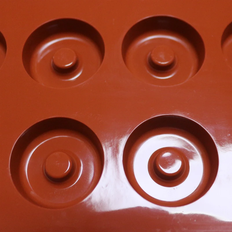 Atekuker маленькая силиконовая формочка для пончиков для выпечки тортов инструменты для выпечки формы пончиков формы кондитерских изделий силиконовая форма для мыла желе формы