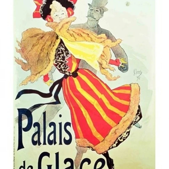 'Ice Palace'  Champs Elysees  Paris  1893 Poster Print by Jules Cheret (18 x 24)