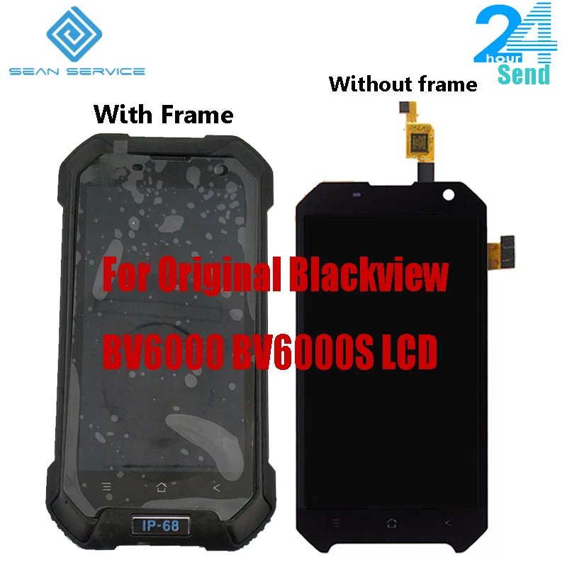 Скидка 4,7 дюймов для оригинального Blackview BV6000S BV6000 ЖК дисплей + кодирующий преобразователь сенсорного экрана в сборе 1280x720 все версии Android 7,0 6,0
