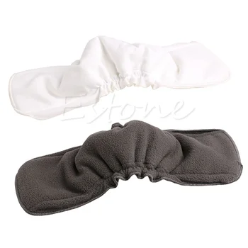 

5 Layers Bamboo Fiber Cloth Diaper Insert Liners Reusable Nappy Changing Pad New