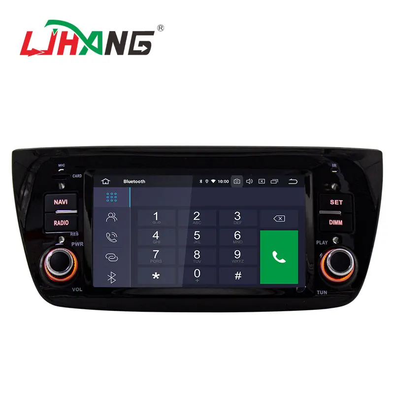 Clearance LJHANG 1 Din Android 9.0 Car Radio Multimedia Player For FIAT DOBLO 2010-2016 GPS WIFI Auto Head Unit Video Audio Stereo USB IPS 2