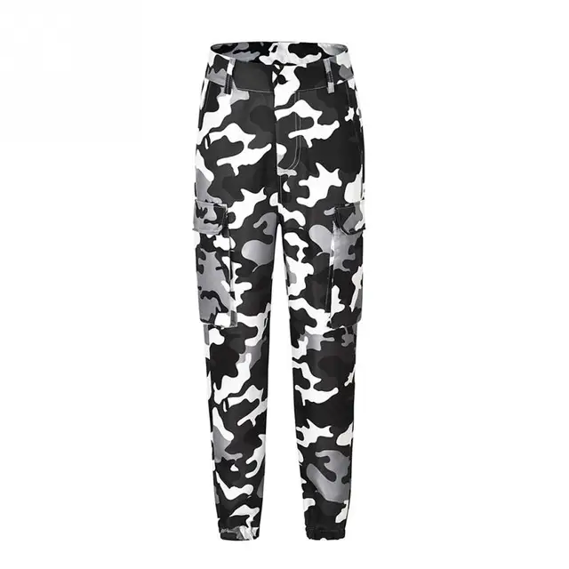 Camouflage Pants Women Sweatpants White Camo Pants Pantalon Femme