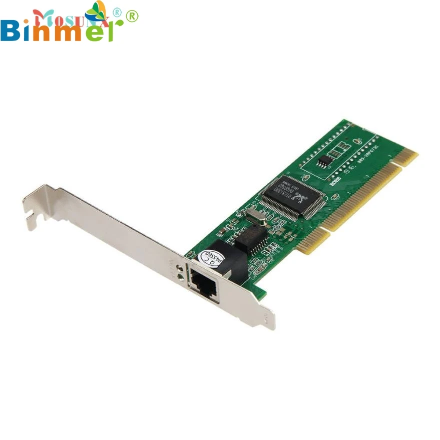 

Ecosin2 Hot Sale New 10/100 Mbps NIC RJ45 RTL8139D LAN Network PCI Card Adapter for Computer PC 17mar24