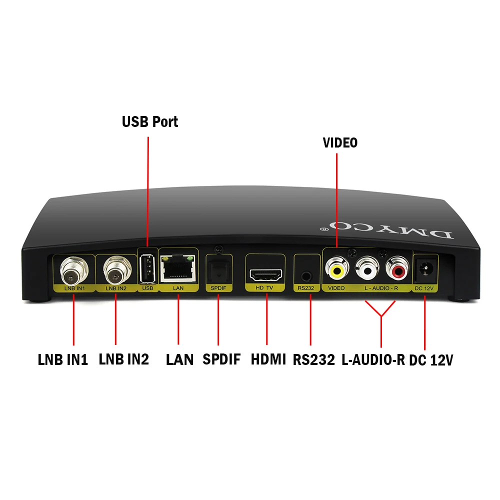 DMYCO D4S PRO TV Receptor DVB S/S2 спутниковый ресивер Поддержка YouTube BissKey + 1 год Европейский