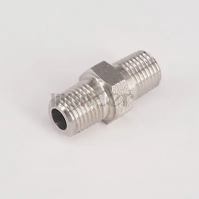 1/4 &quotNPT Male 304 нержавеющая сталь Шестигранная ниппель кованая труба фитинг вода