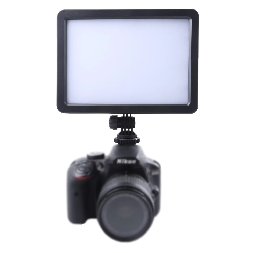 Painel de Guia de Luz de Vídeo para Canon Lightdow Slim Nikon Sony Pentax Panasonic Samsung Olympus Digital Slr Filmadoras Pc-k128c Led