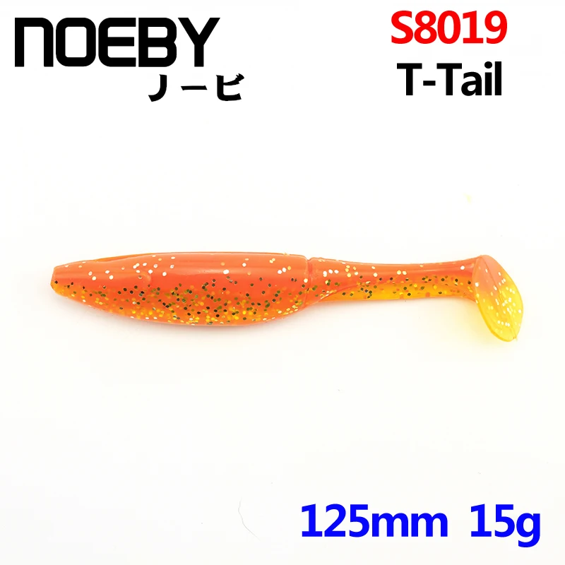 4 шт./лот Мягкая приманка NOEBY 125 мм/15 г ручная мягкая рыболовная ручной работы для