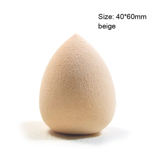 Big Beige Fulljion 1 шт., мягкая форма капли воды, макияж, косметическая пуховка, основа, спонж, пудра, гладкая красота, лицо, Чистый Макияж, инструмент, аксессуар - Цвет: Big Beige
