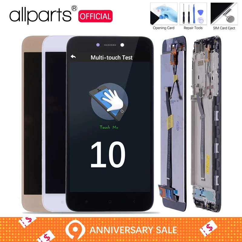 

5.0'' Display For Xiaomi Redmi 5A Display Touch Screen Digitizer with Frame for Xiaomi Redmi 5A LCD 5 A Display Replacement Part