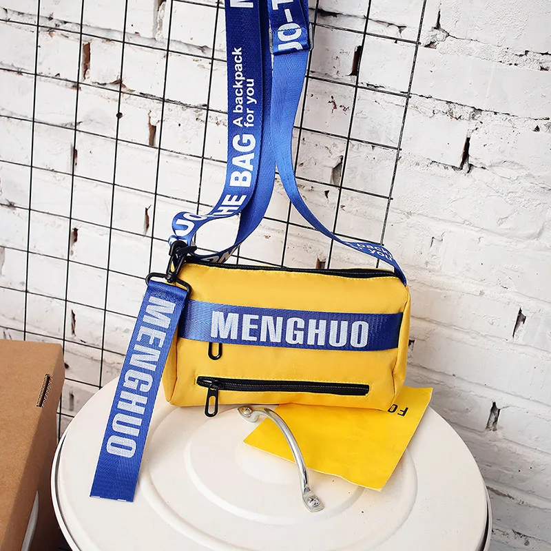 New 6 Colors Hot Ribbon Small Shoulder Crossbody Bags Designer Brand Ladies Clutch Hand Bags Nylon Leisure Women Messenger Bags (42)