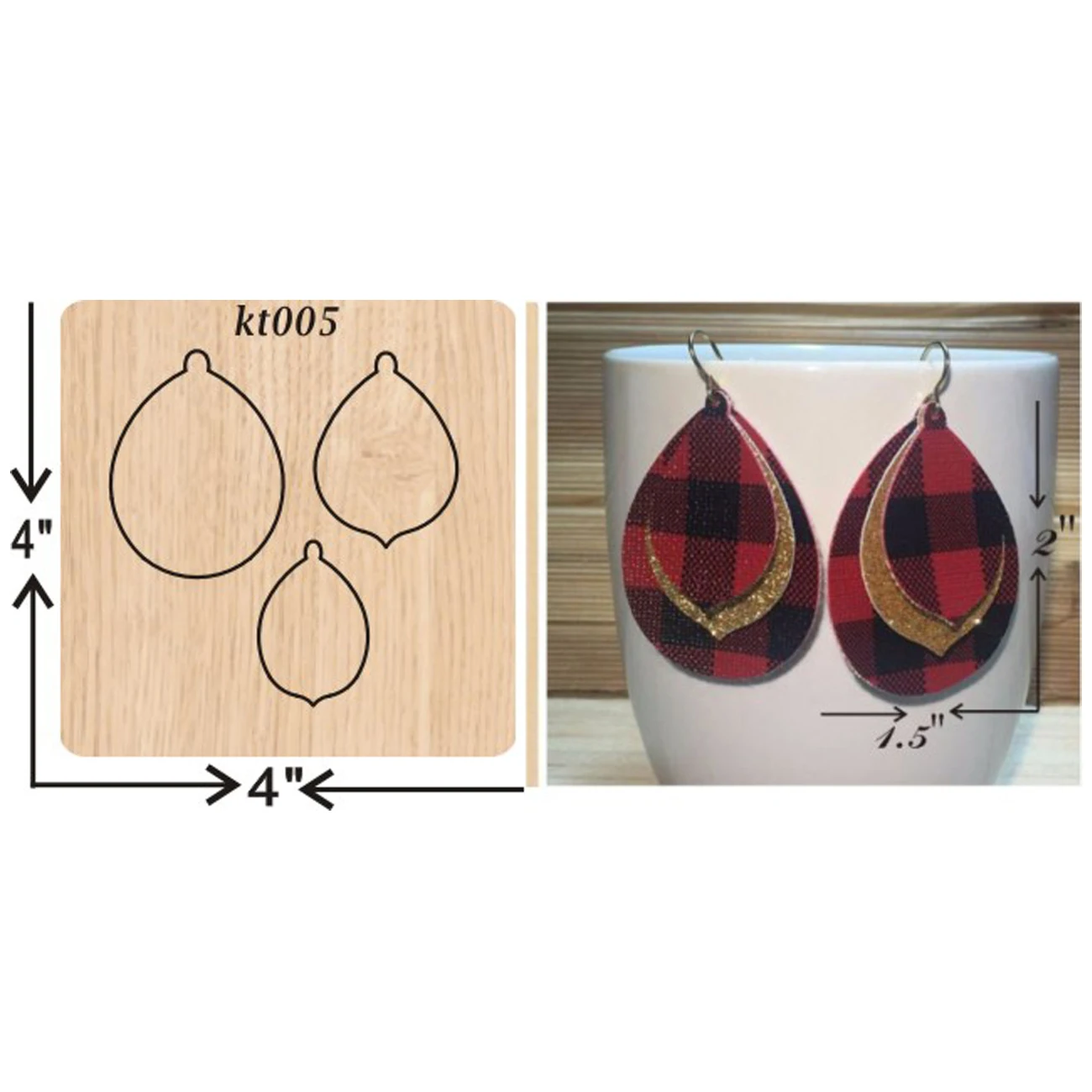 

Petal earrings cutting dies 2019 new die cut &wooden dies Suitable for common die cutting machines on the market