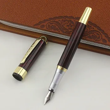 

JINHAO 250 WINE AND Luxury ink Pen 0.5 mm NIB PEN novelty Business pen gift Pencil Box metal best fountain pen