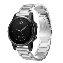 Компрессионные формовочные прочные и Прочные часы из нержавеющей стали ремешок для часов ForGarmin Fenix 5s Plus gps часы