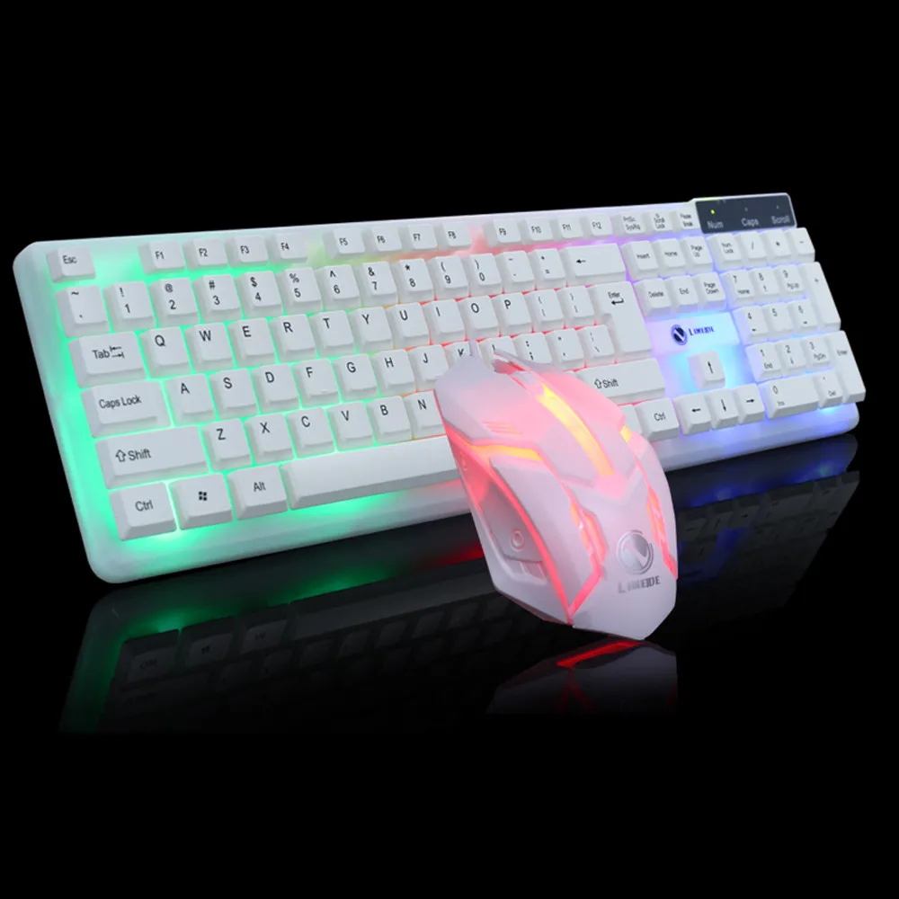 Цветной СВЕТОДИОДНЫЙ usb кабель VOBERRY для T11 игровой комплект с радужной