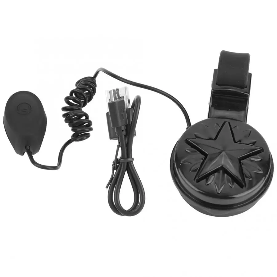 

100dB Bicycle Bell USB Rechargeable Bike Electric Horn Ultralight With hook Mountain Bike Handlebar Bell cycling Accessory