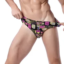 Купальные трусы, мужские плавки, брюки, тонкие, u-образные, дышащее нижнее белье, с принтом, пляжный, летний купальник, бикини, сексуальный