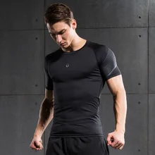 Vansydical компрессионная рубашка для спортзала Мужская Спортивная компрессионная рубашка для фитнеса Мужская футболка с длинным рукавом для бодибилдинга футболки для кроссфита