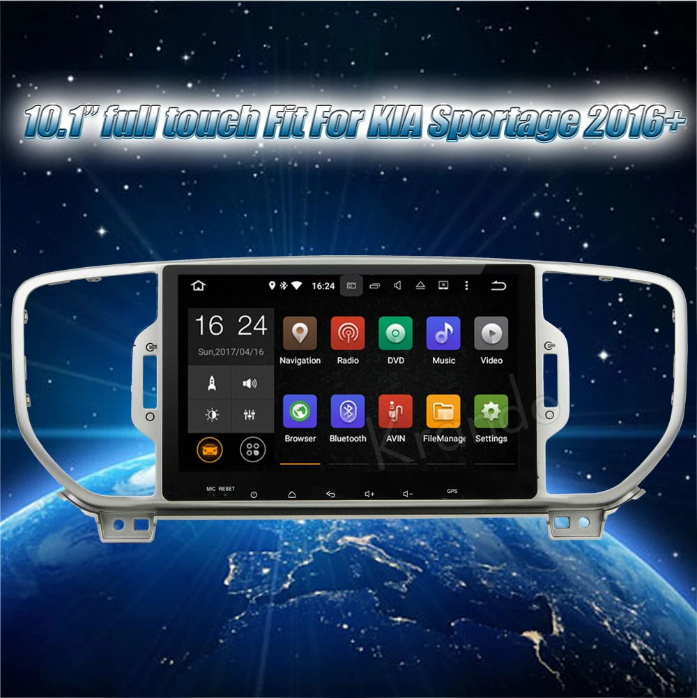 Krando Android car radio gps for kia sportage 2016+ navigation multimedia system  (2)