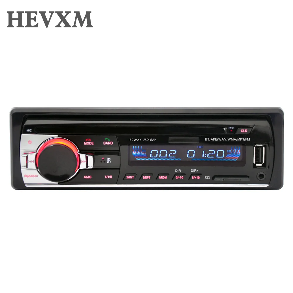 Car MP3 Player 12V Bluetooth V2.0 Car Stereo Audio In dash Single 1 Din
