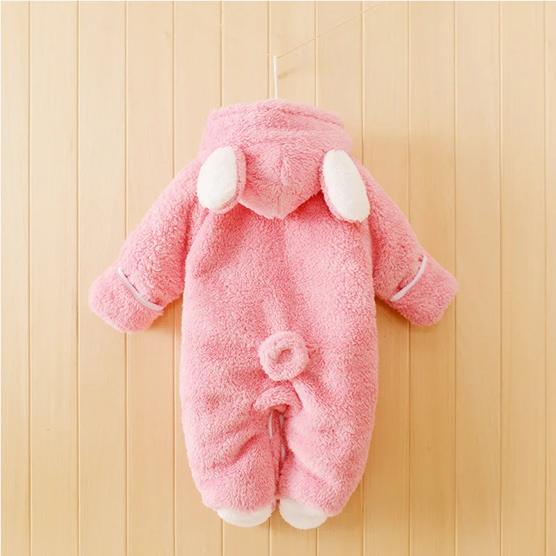 

Winter Baby Girl Clothes Pajamas Set Cartoon Anime Rompers One Piece Jumpsuit Coral Velvet Warm Romper Toddler Newborn Sleepwear