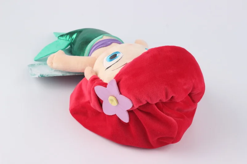 Дисней Принцесса плюшевые игрушки 30 см 2 шт./лот Золушка, русалка плюшевые мягкие куклы для девочек детские игрушки для детей подарок