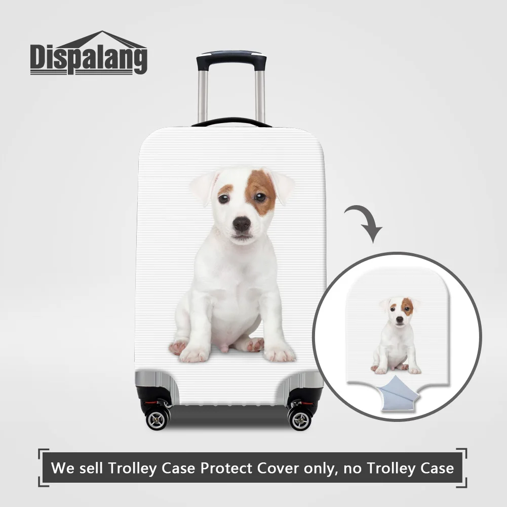 Dispalang Dog Pug Design Travel Luggage Cover For 1832 Inch Antidust