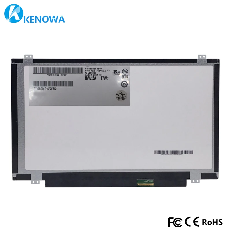 

14 inch lcd matrix ltn140at28 b140xtn02.3 lp140wh2 ltn140at20 n140b6-l06 b140xw02 v1 b140xw03 v.0 ltn140at08 laptop slim screen