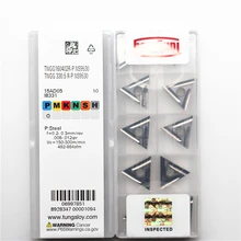 10pcs 50pcs TNGG160402R-P NS9530 TNGG160404R-P TNGG160404L TNGG160408R-P DC3000 Produto Original Cermet inserção torneamento Externo