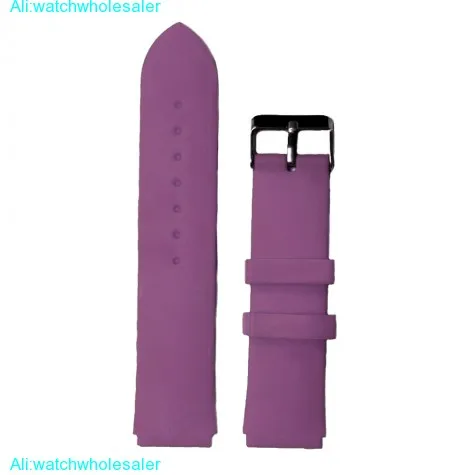 22mm Purple Jam Color Silicone Jelly Rubber Ladies Watch Band Straps WB1061I22JB