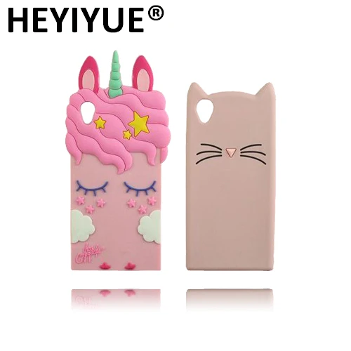 

Hot Selling Unicorn Pony Beard Cat Design Soft Silicone Capas Funda Case For Sony Xperia L1 G3311 G3312 G3313