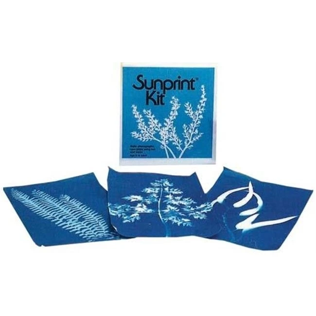 Olympia Sports 11855 4" x 4" Sunprint Kit with 1 Acrylic Plate and Instructions - 10 Sheets