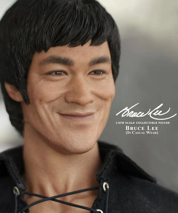 1//6 Hot Toys MIS12 Bruce Lee In Casual Wear 12 inch Action Figure IN STOCK