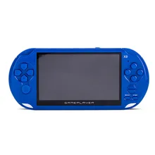 8G Портативный 5,0 большой экран Видео игровой плеер Поддержка ТВ выход с MP3 встроенными сотнями игр поддержка загрузки