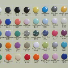 60 цветов) DHL 6000 комплекты T5 Размеры 20 Кам пеленки Пластик смоляные пуговицы fasterner кнопки для ткани на основе карбида кремния(1000 комплектов одного цвета
