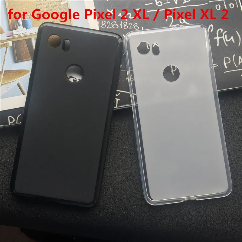 

Soft Silicone Protective Back Cover Cases for Google Pixel 2 XL / Pixel XL 2 TPU Mobile Phone Case Black Para Original Coque