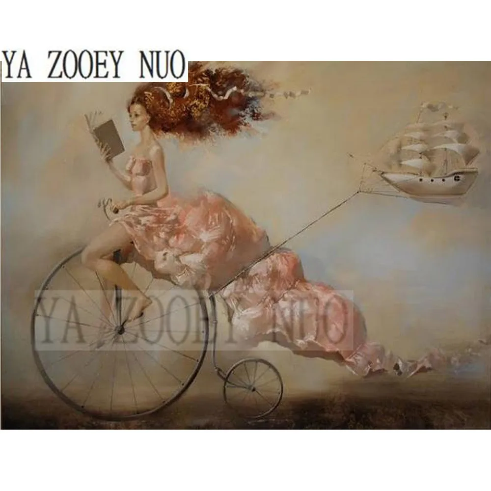 

YA ZOOEY 5D NUO DIYDiamond painting Embroidery Cross Stitch Artistic person Full Diamond Mosaic Picture Pasted Decor KL781