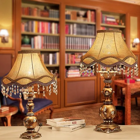 Lâmpada de Mesa Lâmpada de Mesa com Lâmpadas Conduziu a Lâmpada de Cabeceira Retro Bronze Cozinha Sala Jantar Cama Lados Industrial com Lâmpadas Casamento Deco Cor