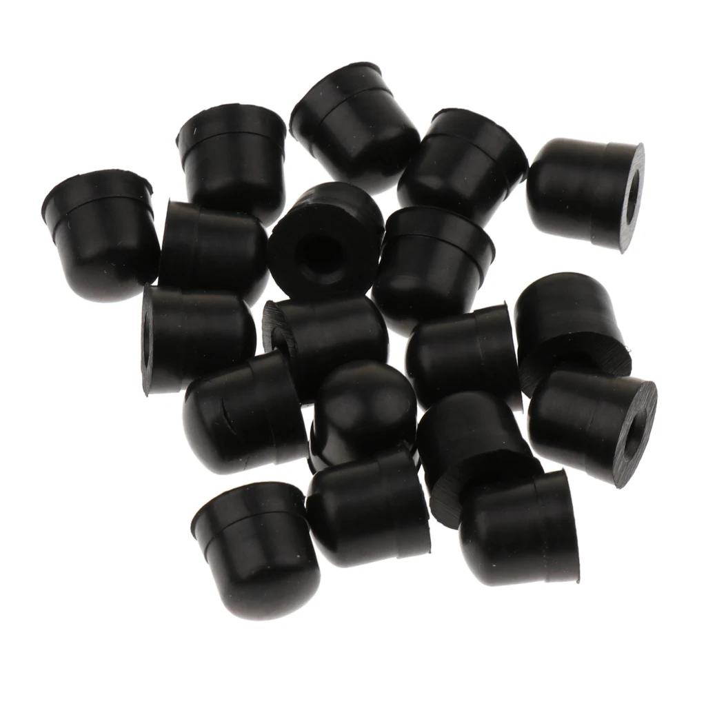 20 Packs Trombone Slide Bow Rubber End Tip Bumper for Trombone Repair Accessories Musical Brass Instruments Accessories